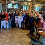 Port Perry Youth Drop In Centre cheque presentation