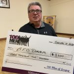 Cheque to Bereaved Families Of Ontario-Durham Region