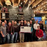 100 Men Cheque presentation