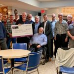 Cheque presentation to North House