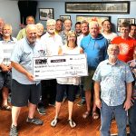 $3,000 cheque Port Perry Walk for Guide Dogs