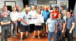 $3,000 cheque Port Perry Walk for Guide Dogs