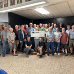 Cheque presentation July 2024 to Operation Scugog